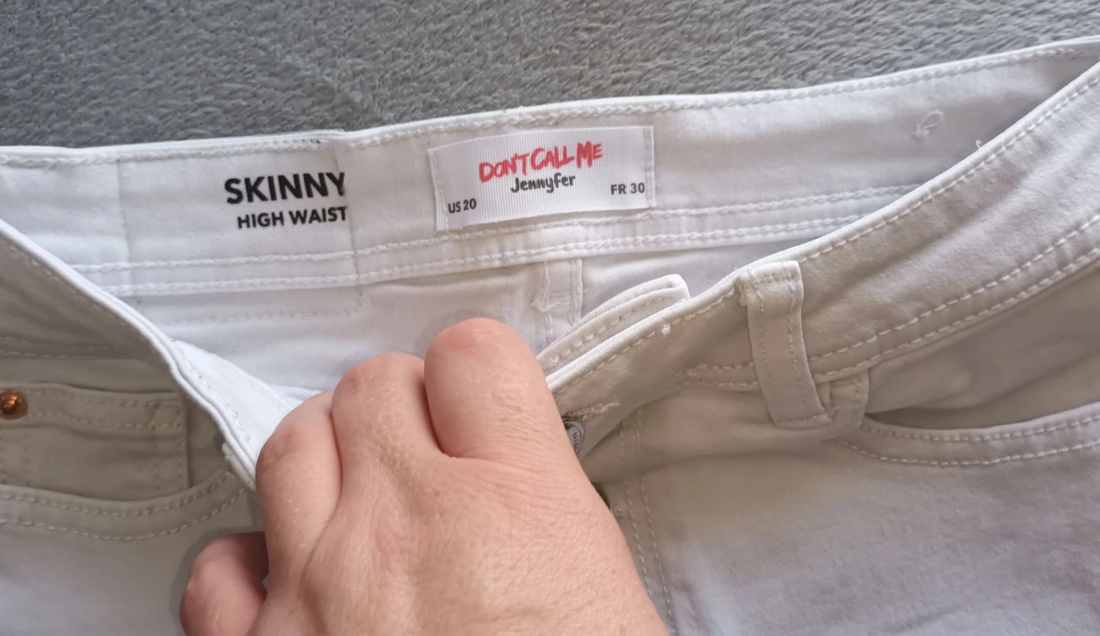 Jeans skinny cintura alta – photo 3